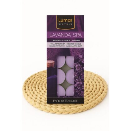 VELAS DE TÉ LAVANDA