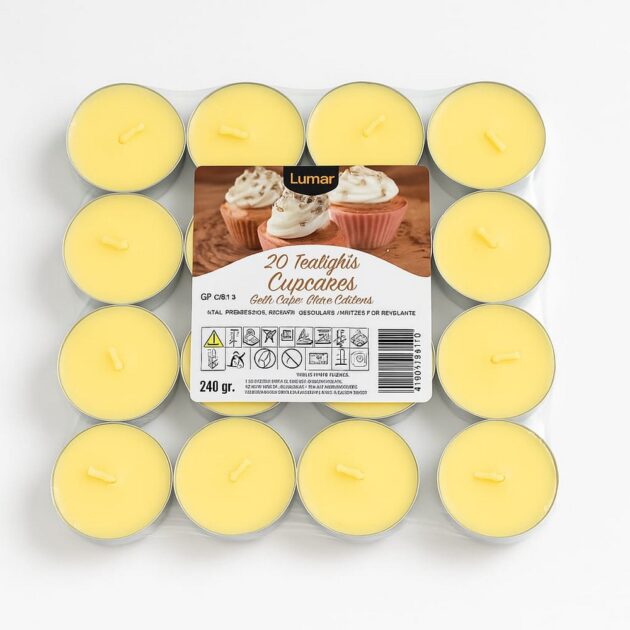 VELAS DE TÉ CUPCAKES