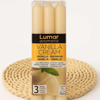 PACK DE 3 VELAS VAINILLA CREM