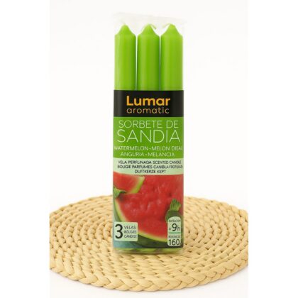 PACK DE 3 VELAS SORBETE DE SANDÍA
