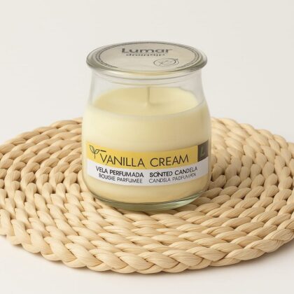 VELA DE CERA VEGETAL VAINILLA CREM