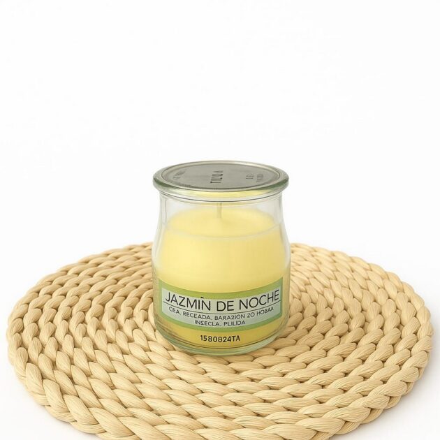 VELA DE CERA VEGETAL JAZMÍN DE NOCHE