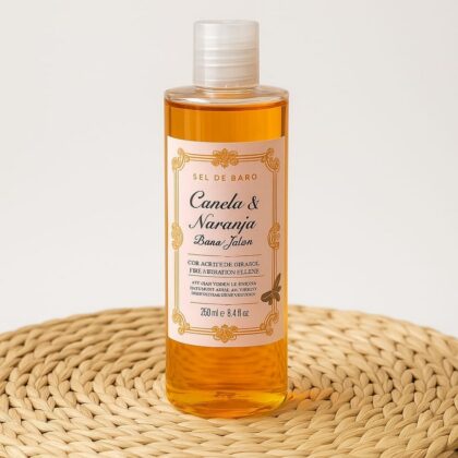GEL DE BAÑO CANELA Y NARANJA